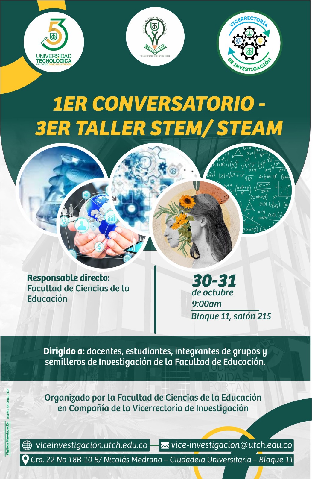 1er Conversatorio y 3er Taller STEM/STEAM en la UTCH