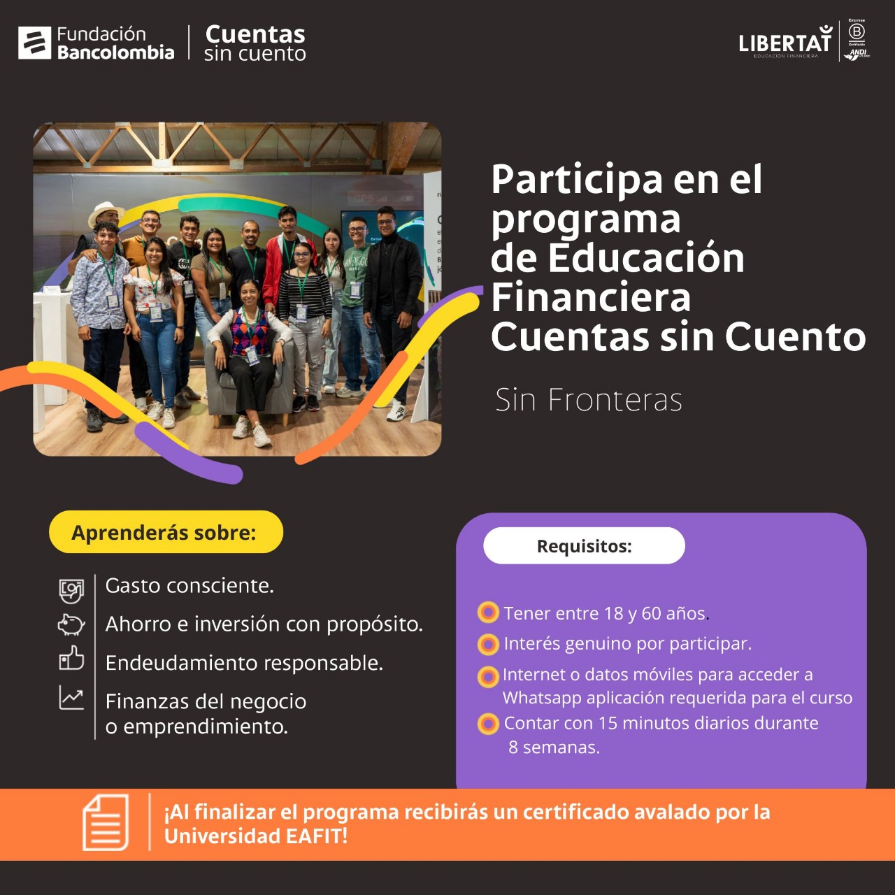 Diplomado Gratuito con el Grupo Bancolombia: una oportunidad para crecer y fortalecer tus finanzas 