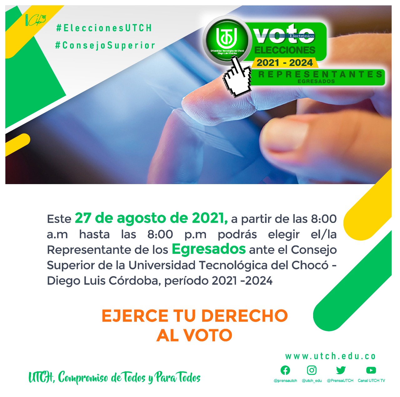 Ejerce el Derecho al voto