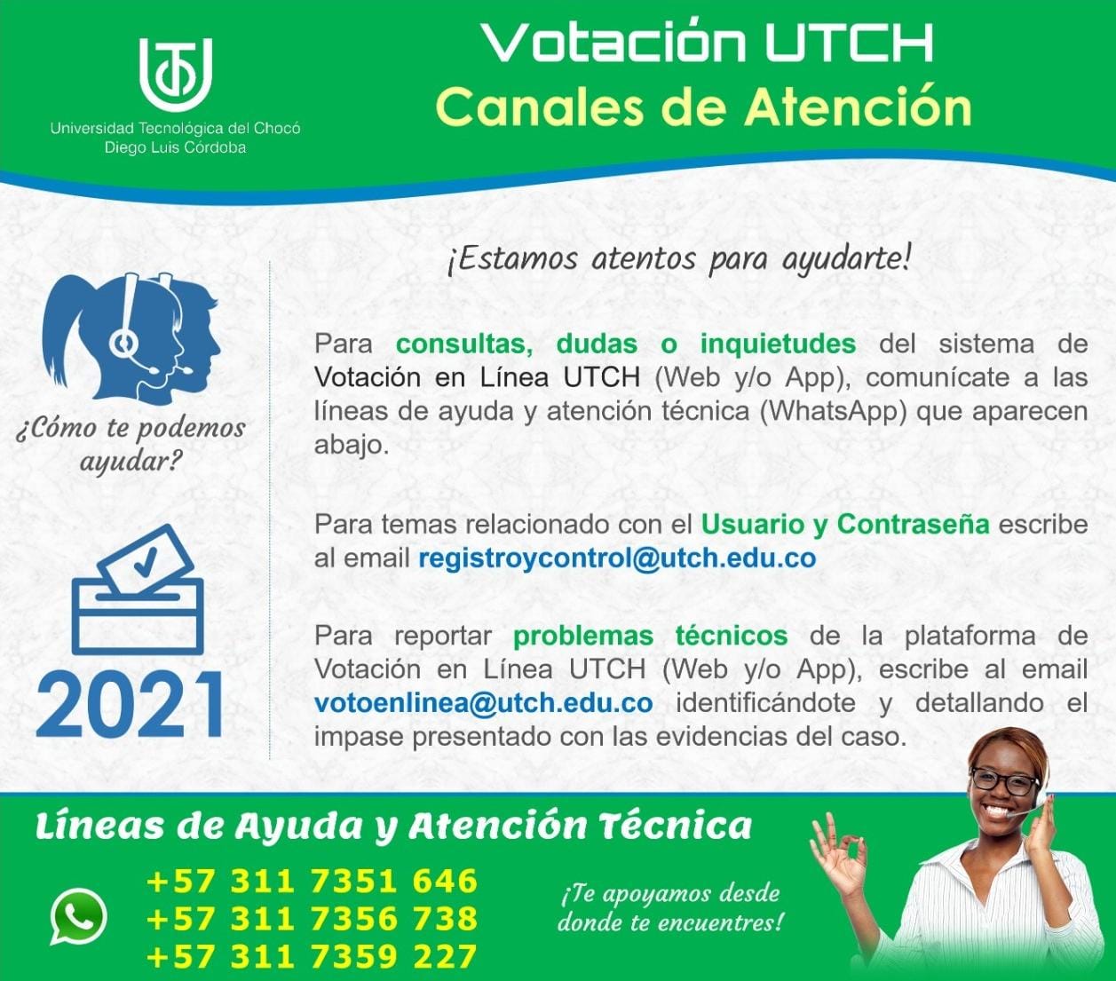 canales de atencion votacion
