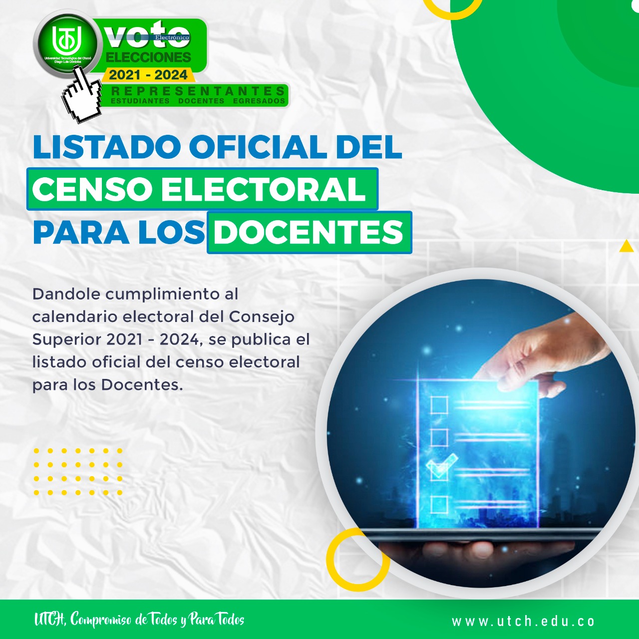 censo electoral docentes