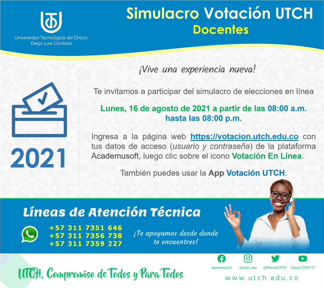 simulacro de votaciones docentes