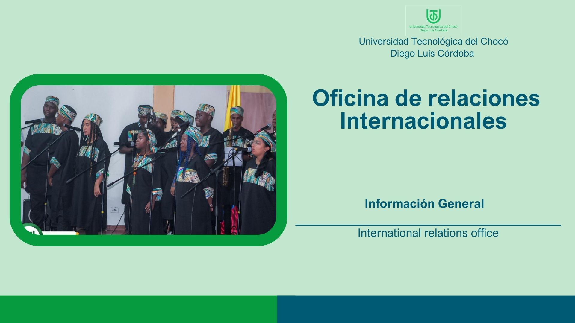 Presentación Globalización Económica Profesional Azul Verde